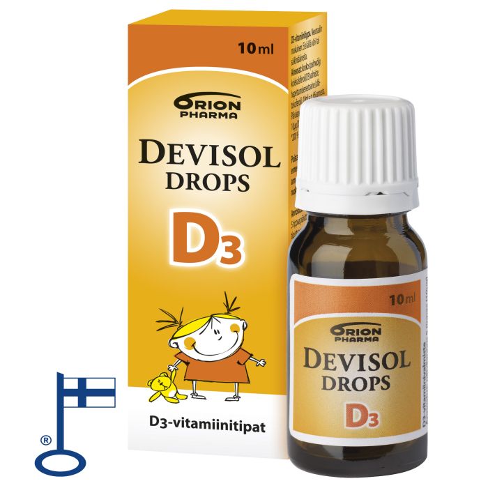 Devisol Drops D3 tipat 10 ml kuva 2