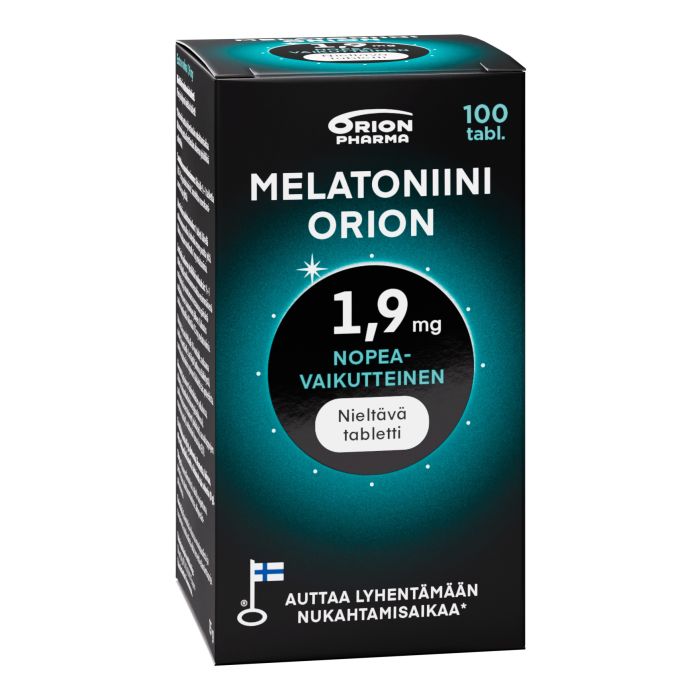 Melatoniini Orion 1,9 mg nieltävä 100 tabl kuva 1