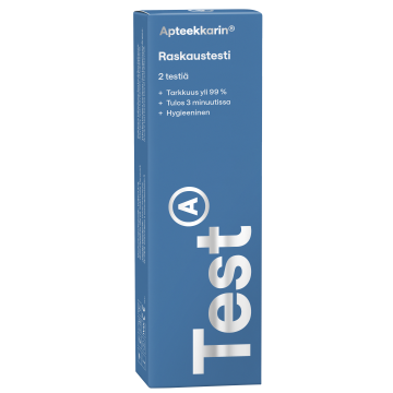 APTEEKKARIN RASKAUSTESTI 2 kpl