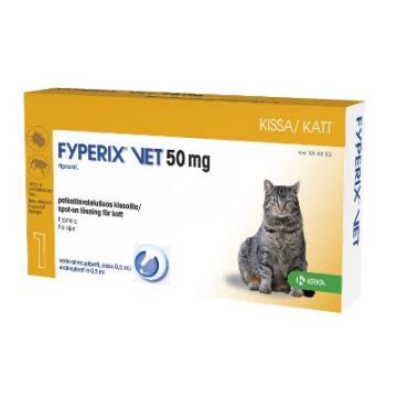 FYPERIX VET paikallisvaleluliuos 50 mg kissalle 0,50 ml