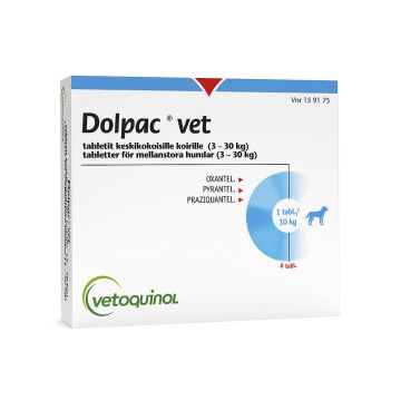 DOLPAC VET tabletti 6 fol