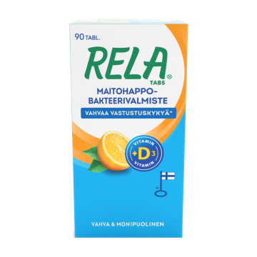 Rela Tabs Appelsiini + D3 90 tabl