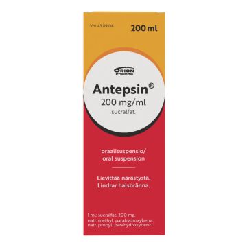 ANTEPSIN oraalisuspensio 200 mg/ml 200 ml