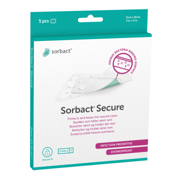 Sorbact Secure 8 cm x 10 cm (98148) 5 kpl