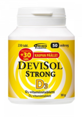 DEVISOL STRONG 50 MIKROG IMESKELYTABL 230 kpl