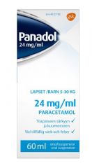 PANADOL 24 mg/ml oraalisusp 60 ml
